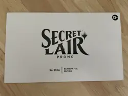 MTG Secret Lair Promo: Sol Ring RAINBOW FOIL EDITION Sealed, Ready To Ship - Image 1