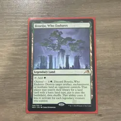 Magic the Gathering Legendary Land: Boseiju Who Endures. NEO 266 - Image 1