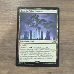 Magic the Gathering Legendary Land: Boseiju Who Endures. NEO 266 - Image 2