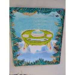 2001 Pokemon Southern Islands Collection TCG 3-Ring Binder Empty Tropical - Image 5