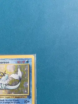 Vaporeon 12/64 Holo Jungle Set Holographic Rare Pokemon Card HP - Image 3