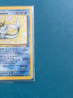 Vaporeon 12/64 Holo Jungle Set Holographic Rare Pokemon Card HP - Image 4