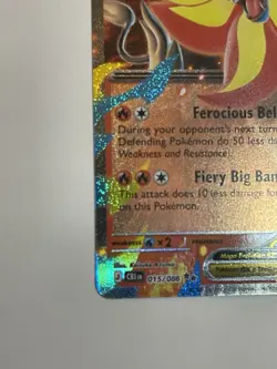 Mega Pyroar ex 099/086 Pokemon Me04: Chaos Rising Holo Full Art Ultra Rare NM - Image 5