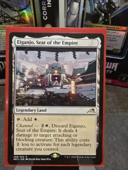 MTG Eiganjo, Seat of the Empire Kamigawa: Neon Dynasty Card Magic Gathering - Image 1