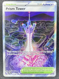 Prism Tower 111/086 Chaos Rising Full Art Ultra Rare Pokemon - Image 1