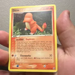 Pokemon Ditto (Charmander) 61/113 Delta Species Reverse Holo Common ENG - Image 1