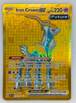 Pokemon Temporal Forces - Iron Crown EX 216/162 - Hyper Rare - NM/M Condition - Image 1