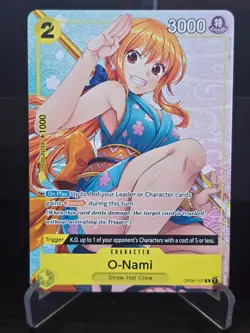 One Piece Card Game - O-Nami (Welcome Pack Vol. 2) OP06-101 R - NM - Image 1