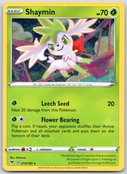 Shaymin - (Cosmos Holo) 015/185 Holo Promo Pokemon TCG NM - Image 1