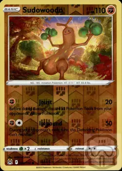 Sudowoodo 094/196 C Lost Origin Pokemon Reverse Holo NM/M - Image 3
