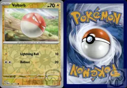 Voltorb 066/193 C Paldea Evolved Pokemon Reverse Holo NM/M - Image 2