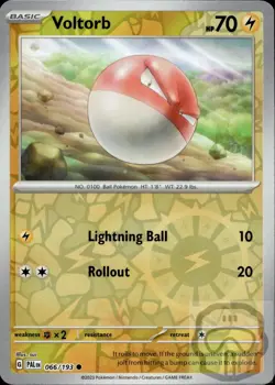Voltorb 066/193 C Paldea Evolved Pokemon Reverse Holo NM/M - Image 3