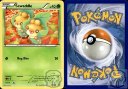 Sewaddle 8/135 C Plasma Storm Pokemon NM/M - Image 2