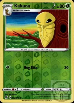 Kakuna 003/073 C Champion's Path Pokemon Reverse Holo NM/M - Image 3
