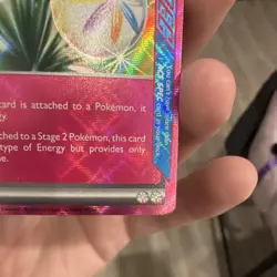 Pokemon TCG Neo Upper Energy 162/162 SV05: Temporal Forces Ace Spec Holo English - Image 4