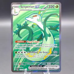 Serperior ex 156/086 Ultra Rare SV: Black Bolt Pokemon TCG NM - Image 1