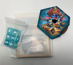 Disney Lorcana - Azurite Sea Trove Contents Lore Counter Dice and Card Dividers - Image 1