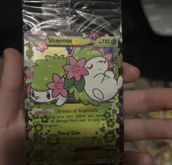 Shaymin EX XY148 Ultra Rare Holo Basic 110 HP English Pokemon TCG 6+ EX Card - Image 1