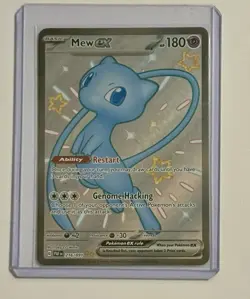 Mew ex 216/091 Paldean Fates Shiny Ultra Rare Pokemon Card NM/Mint - Image 1
