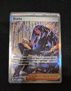 Geeta 226/197 Special Illustration Rare SIR Obsidian Flames Holo Pokemon Card NM - Image 1