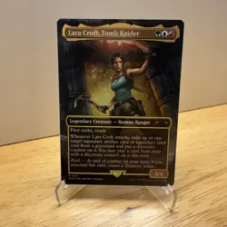 MTG Lara Croft, Tomb Raider FOIL Secret Lair SLD NM - Image 1