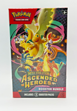 Pokemon Ascended Heroes Booster Bundle Sealed 6 Booster Packs - Image 1