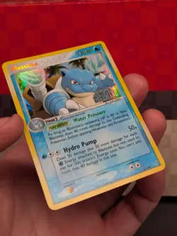 Pokemon Blastoise 14/100 EX Crystal Guardians Stamp Reverse Holo Rare 2006 - Image 4