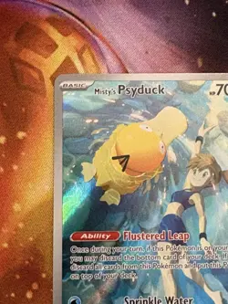 Pokemon TCG Misty's Psyduck Scarlet & Violet 193/182 Destined Rivals - Image 5