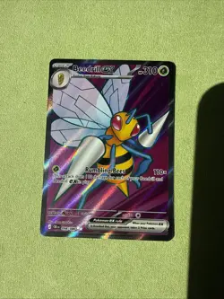 Pokemon TCG Beedrill EX 098/086 98/86 Ultra Rare Full Art Holo Stage 2 EN - Image 1