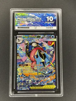 Pokemon TCG Mega Greninja ex 116/086 ACE 10 GEM MINT Perfect Sub Grades - Image 1