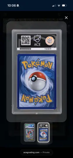 Pokemon TCG Mega Greninja ex 116/086 ACE 10 GEM MINT Perfect Sub Grades - Image 5