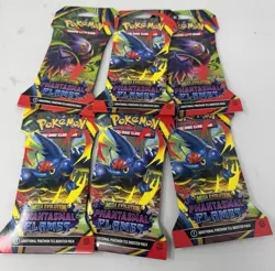 Pokemon TCG: Mega Evolution Phantasmal Flames Sleeved Booster Pack LOT OF 6 - Image 1
