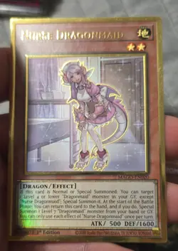 Nurse Dragonmaid MAGO-EN020 Maximum Gold 1st Edition - Image 1
