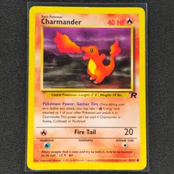 Charmander - 50/82 - Common - Team Rocket - Pokemon Card - MP - Image 1
