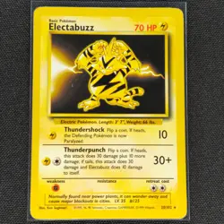 Electabuzz - 20/102 - Rare - Base Set - Pokemon Card - MP - Image 1