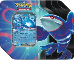 Pokemon TCG: Azure Legends Tin - Kyogre - Sealed - Image 1