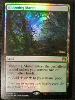 MTG *Blooming Marsh Prerelease Foil X1* (LP) Kaladesh Magic the Gathering - Image 1