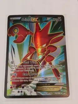 Pokemon TCG Scizor EX Full Art Ultra Rare Holo Card 119/122 NM/MINT - SHIPS FAST - Image 1
