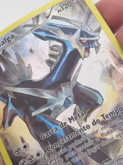 Portuguese DIALGA 2015 POKEMON XY BLACK STAR PROMO #XY77 - Image 4
