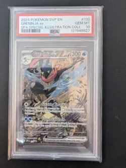 2024 POKEMON SVP PROMO SPECIAL ILLUSTRATION COLLECTION #132 GRENINJA EX PSA 10 - Image 1