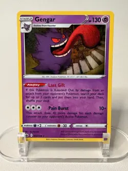 Gengar 057/198 Holo Rare Chilling Reign Pokemon Holo Near Mint - Image 1