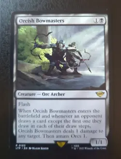 MTG LOTR Tales of Middle Earth Orcish Bowmasters M/NM Pack Fresh - Image 1