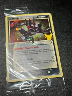 Greninja Gold Star Sealed SWSH144 2021 Celebrations Pokemon Black Star Promo NM! - Image 4