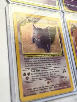 Pokemon Gengar 1999 Fossil Holo Card 5/62 Trading Card Lot 20/62 094 Japanese - Image 5