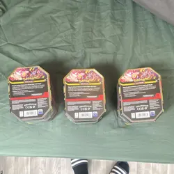 Pokemon perfect order and chaos raising Tins Sealed Lot of 3 Cleffa and Gengar - Image 3