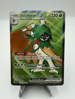 Pokemon Decidueye ex 100/088 SV03: Obsidian Flames Ultra Rare Full Art Holo PT - Image 1