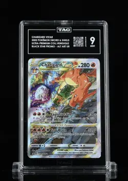 Pokemon TAG 9 Charizard VSTAR SWSH262 Sword & Shield Promo English Holo Full Art - Image 1