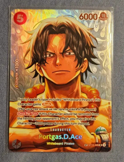 ONE PIECE TCG Portgas D Ace SP ST15-005 SR The Time of Battle OP16 English - Image 1