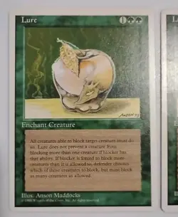 Lure X2 1995 Uncommon Fourth Edition MTG Near Mint Pack Fresh Nice - Image 4