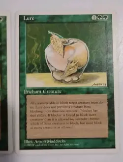 Lure X2 1995 Uncommon Fourth Edition MTG Near Mint Pack Fresh Nice - Image 5